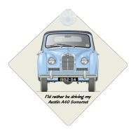 Austin A40 Somerset Coupe 1952-54 Car Window Hanging Sign
